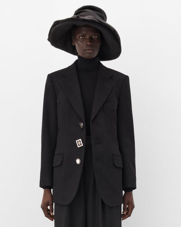 Junya Watanabe - Women's Novelty Button Blazer - (Black)