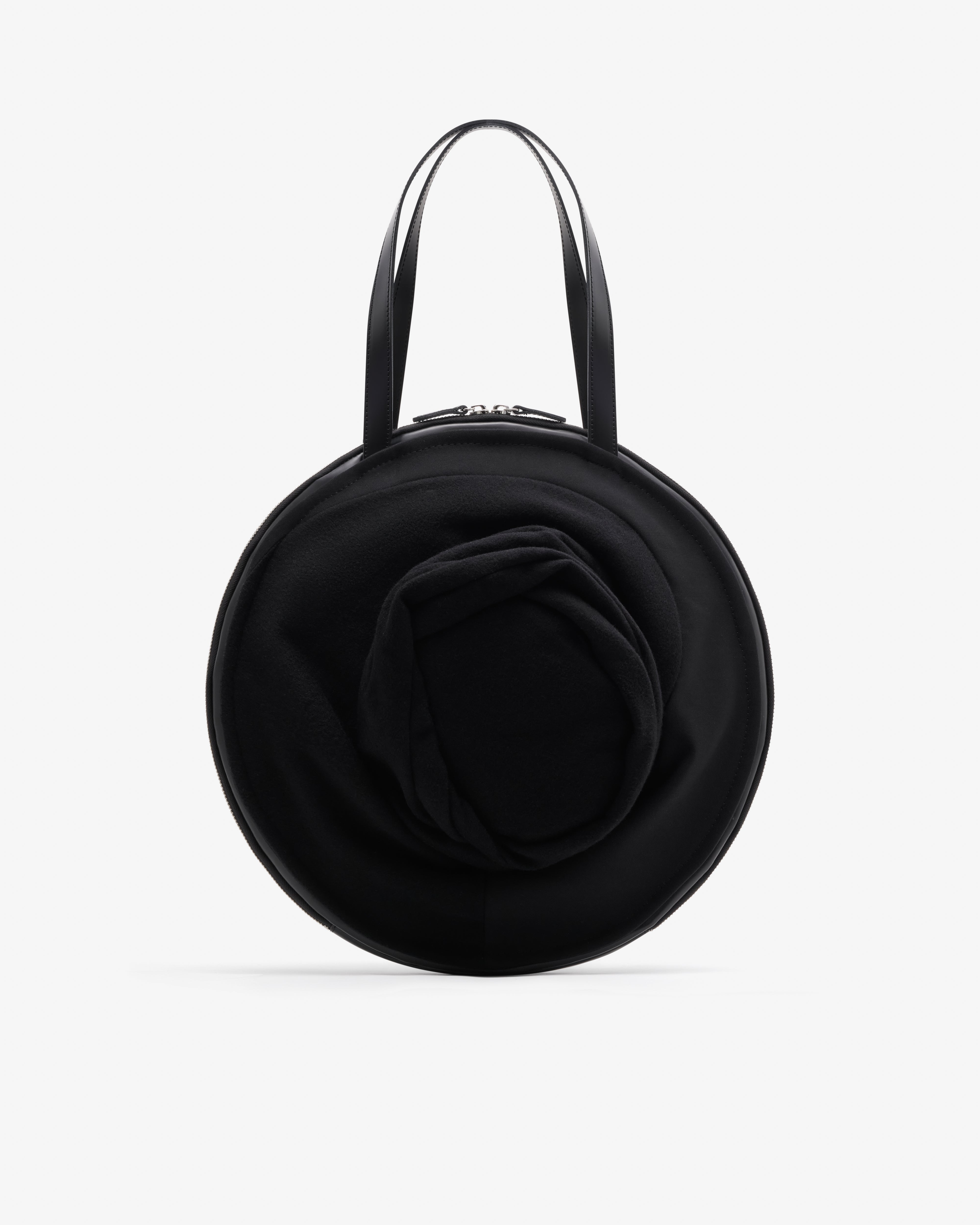 Junya Watanabe: Leather & Wool Bag (Black) | Dover Street Market