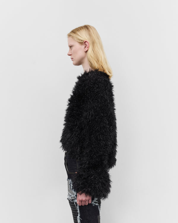 Junya Watanabe - Women's Glitter Mohair Sweater - (Black)