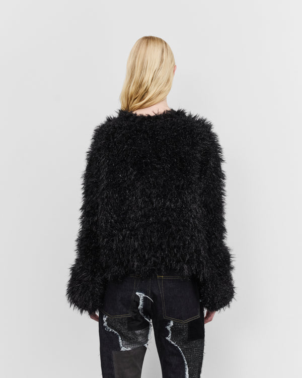 Junya Watanabe - Women's Glitter Mohair Sweater - (Black)