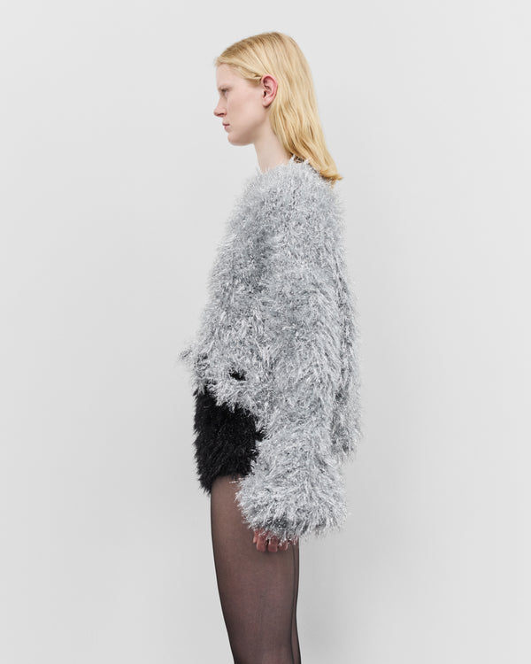Junya Watanabe - Women's Glitter Mohair Sweater - (Silver)