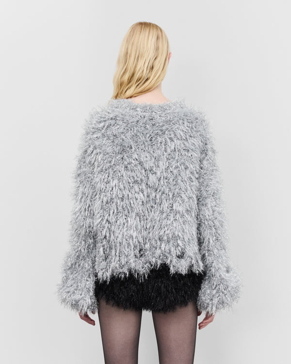 Junya Watanabe - Women's Glitter Mohair Sweater - (Silver)