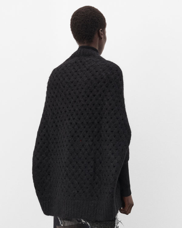 Junya Watanabe - Women's Loose Wool Mesh Sweater - (Black)