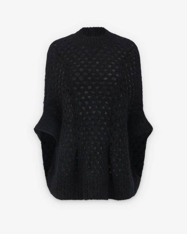 Junya Watanabe - Women's Loose Wool Mesh Sweater - (Black)