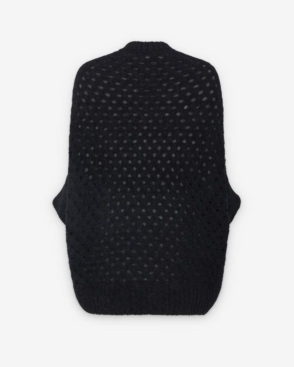 Junya Watanabe - Women's Loose Wool Mesh Sweater - (Black)