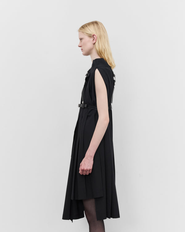 Junya Watanabe - Women's Pleated Dress with Harness - (Black)