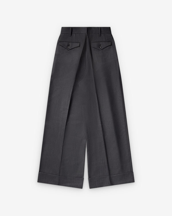 Junya Watanabe - Women's Pin Stripe Suit Trousers - (Grey)