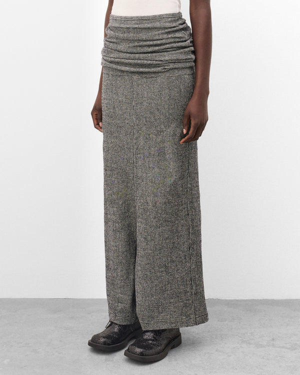Junya Watanabe - Women's Houndstooth Hight Waist Trousers - (Black/White)