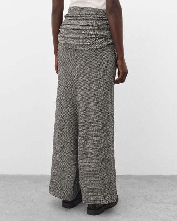 Junya Watanabe - Women's Houndstooth Hight Waist Trousers - (Black/White)