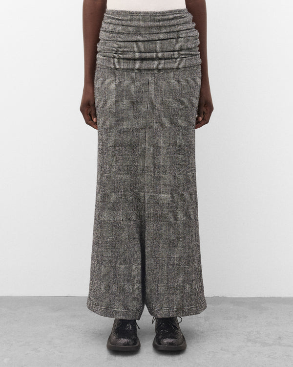 Junya Watanabe - Women's Glen Check Hight Waist Trousers - (Black/White)