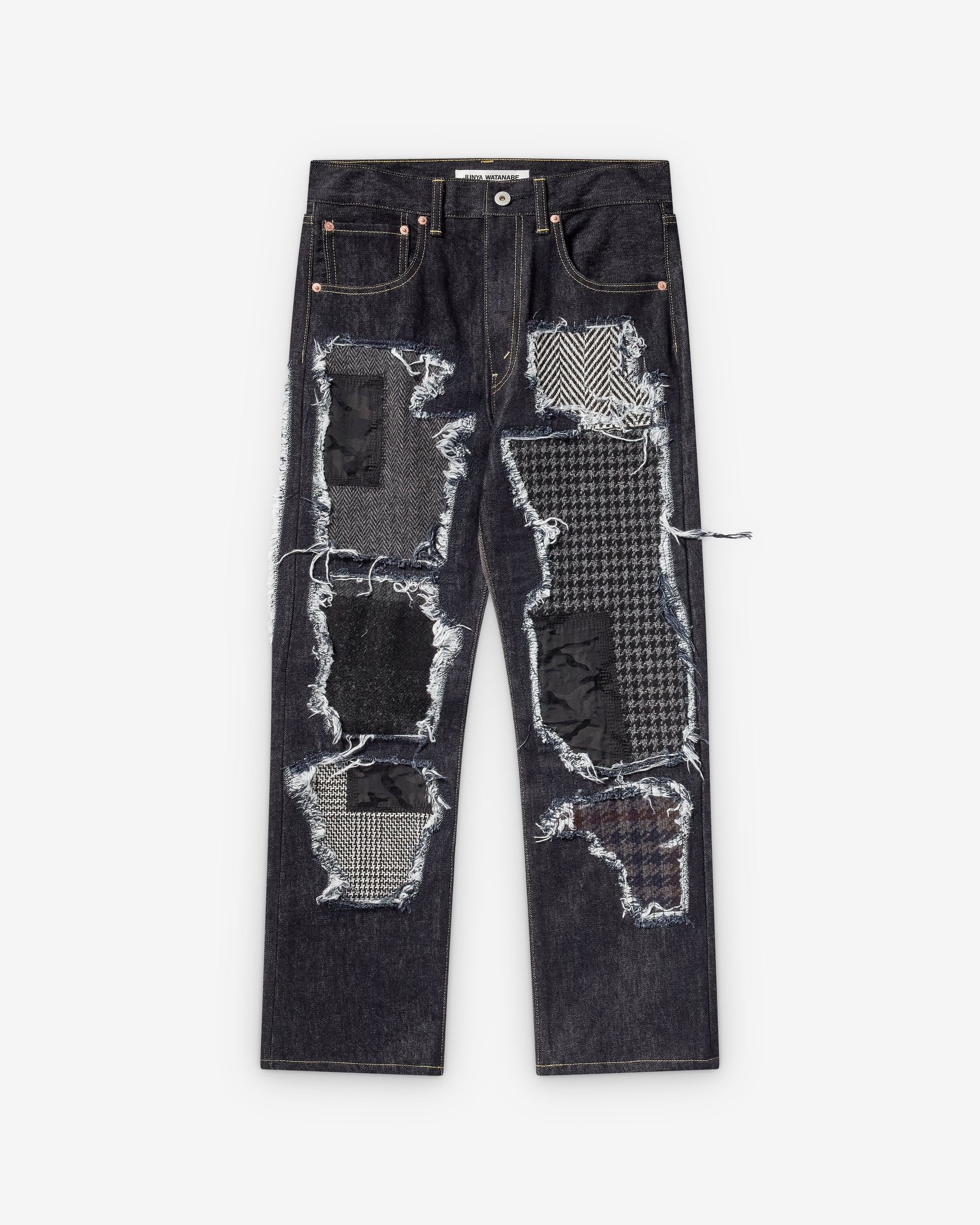 Junya Patchwork Junya Watanabe: Women's Patchwork Denim Jeans (Indigo) | Dover Street ...