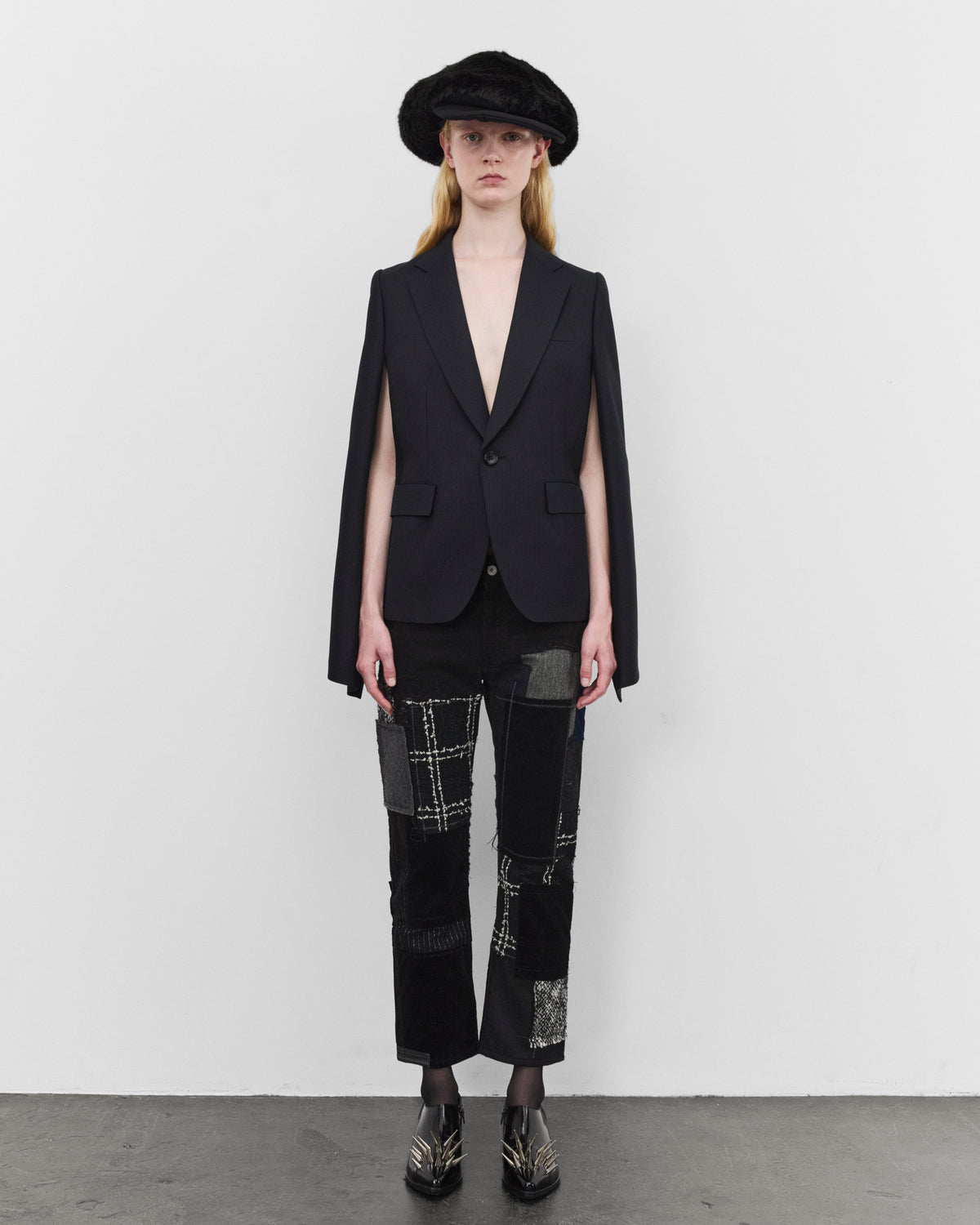 Junya Patchwork Junya Watanabe: Women's Patchwork Denim Jeans (Indigo) | Dover Street ...