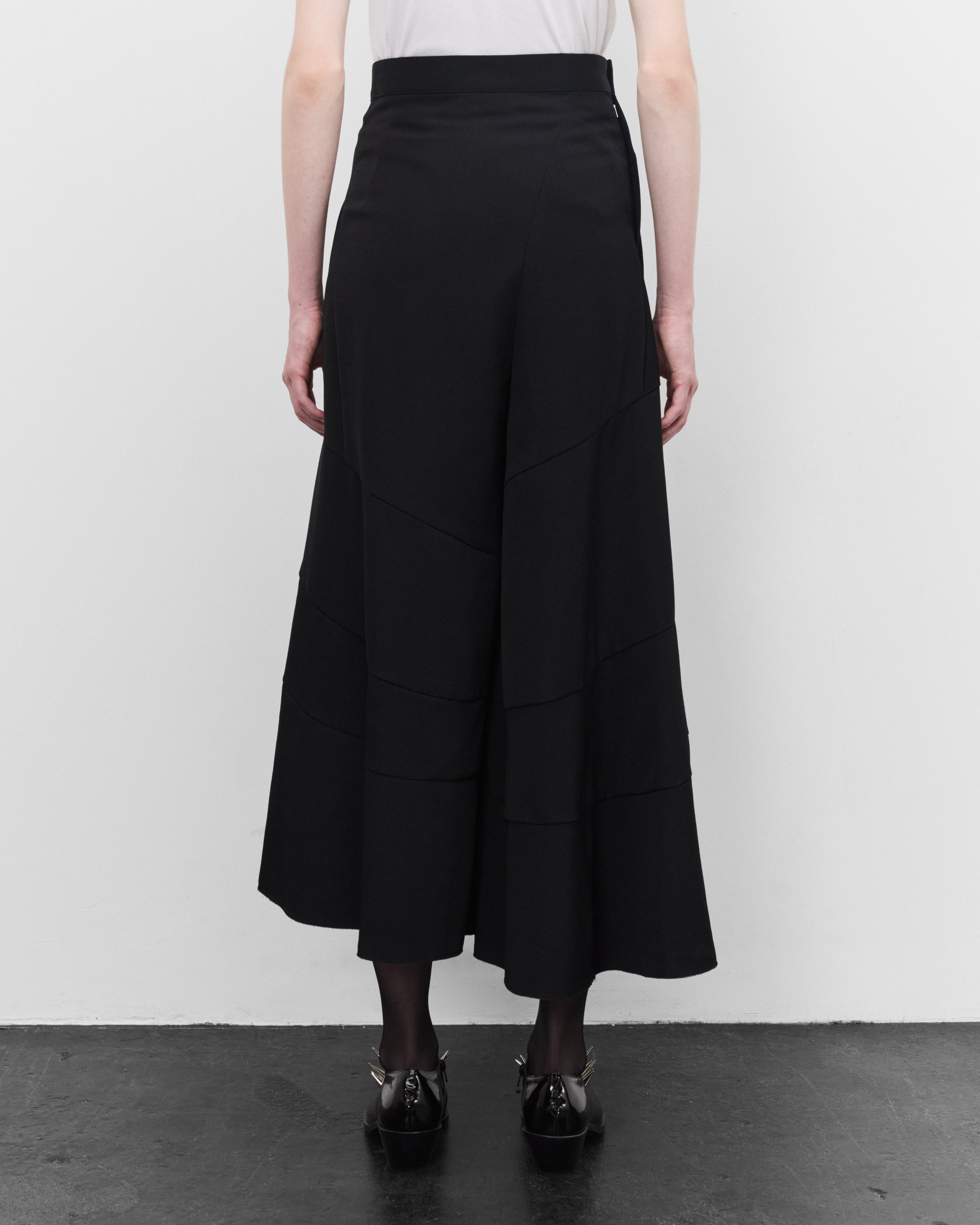 Junya Watanabe: Women's High Waist Panelled Trousers (Black