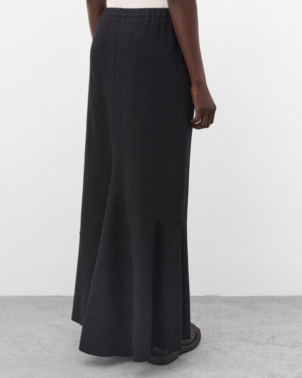 Junya Watanabe - Women's Wool Panelled Skirt - (Black)