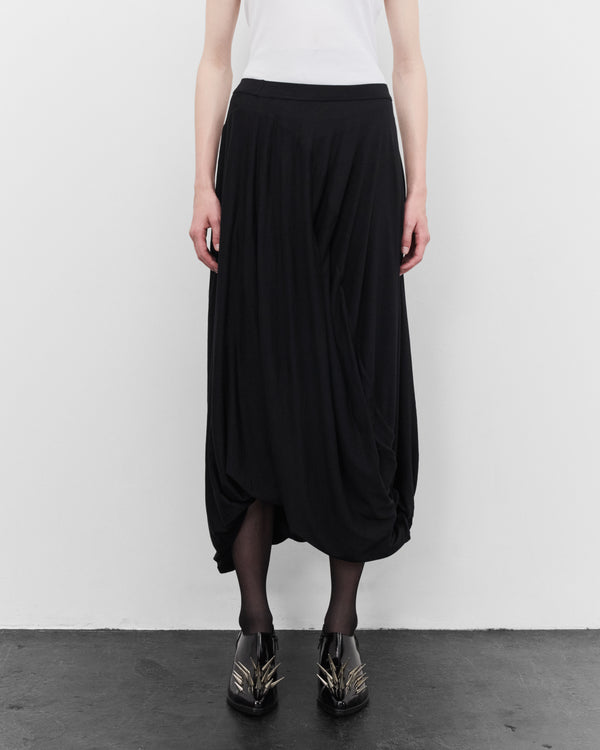 Junya Watanabe - Women's Draped Skirt - (Black)