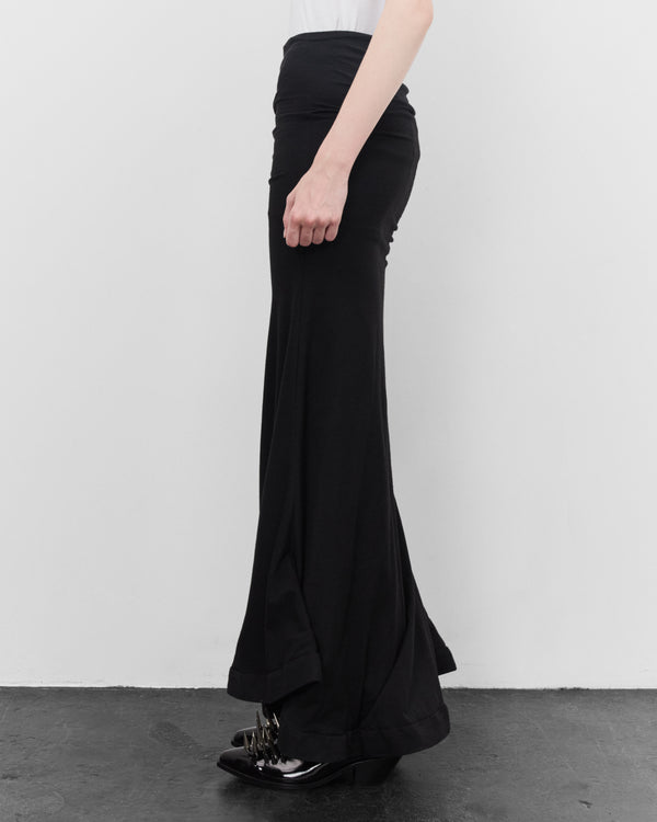 Junya Watanabe - Women's Flared Hem Column Skirt - (Black)