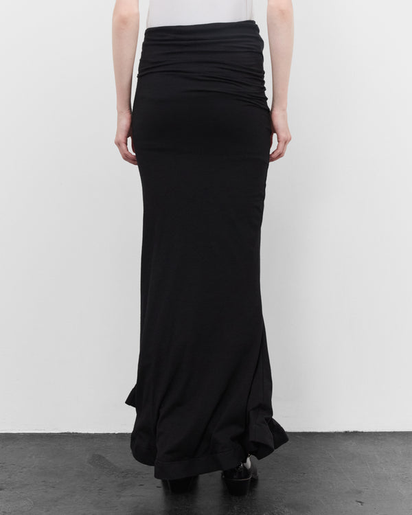 Junya Watanabe - Women's Flared Hem Column Skirt - (Black)
