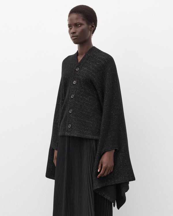 Junya Watanabe - Women's Glitter Cape Cardigan - (Black)