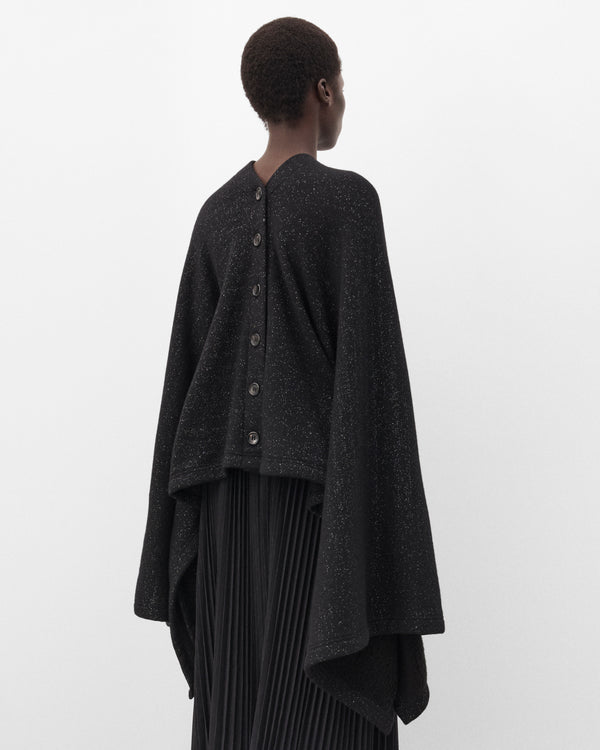 Junya Watanabe - Women's Glitter Cape Cardigan - (Black)