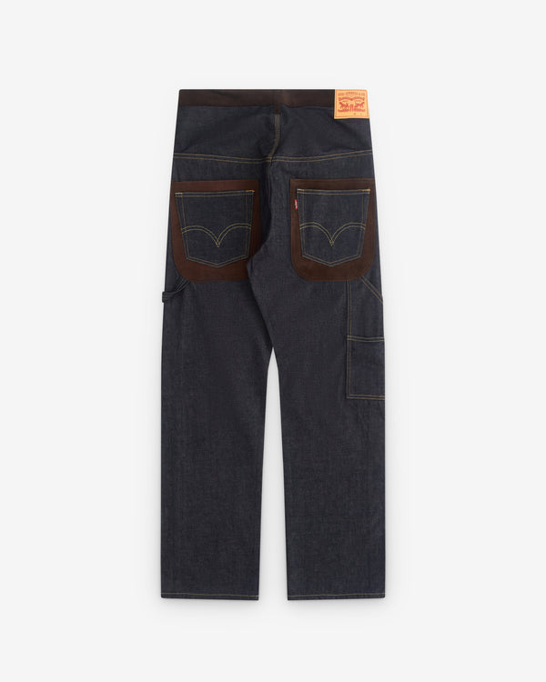 Junya Watanabe Man - Men’s Levi's Contrast Trim Trousers - (Indigo/Brown)