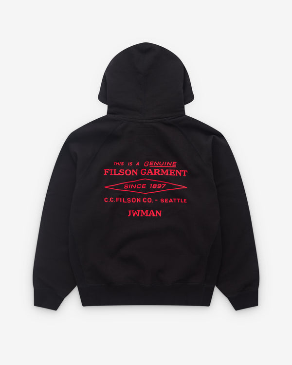 Junya Watanabe Man - Men’s Filson Hooded Sweatshirt - (Black)