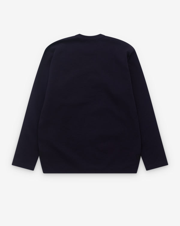 Junya Watanabe Man - Men’s Wool Blend Long Sleeve T-Shirt - (Navy)