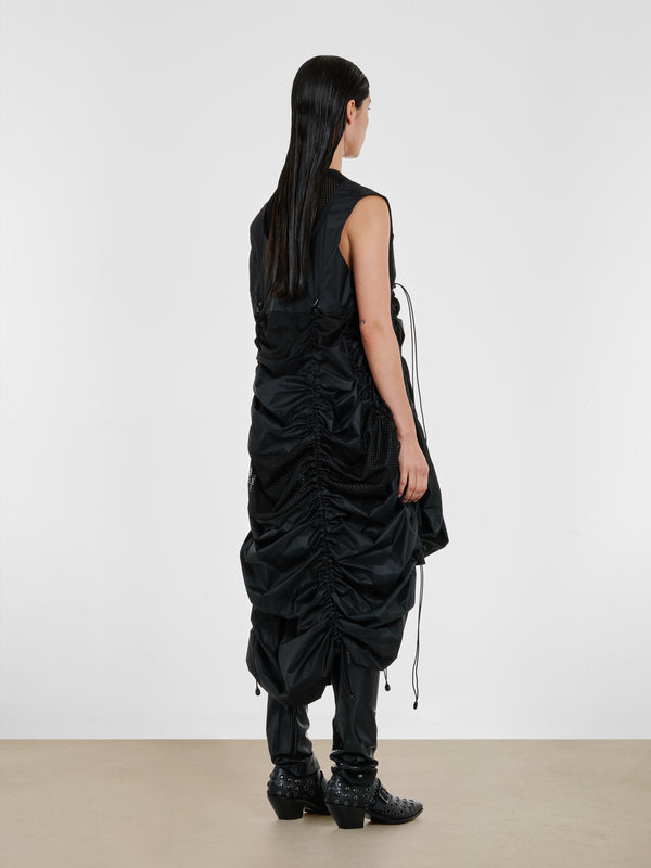Junya Watanabe - Women’s Layered Mesh Dress - (Black Mix)