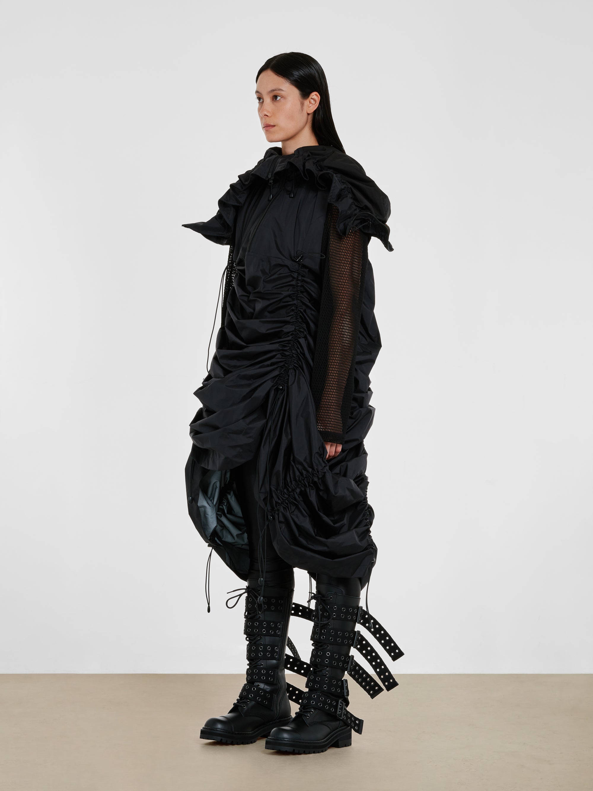 Junya Watanabe - Women’s Ripstop Dress - (Black) view 2