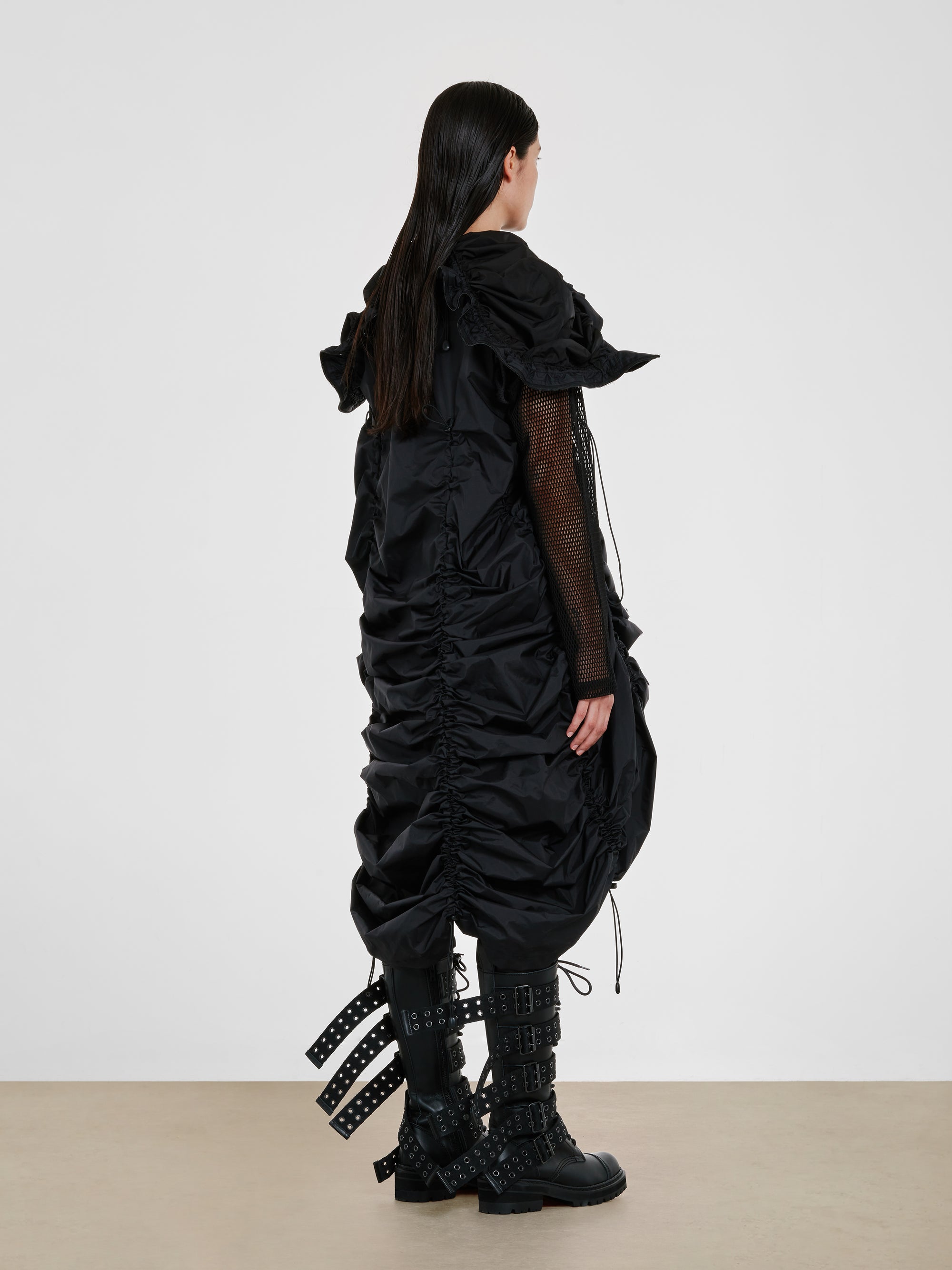 Junya Watanabe - Women’s Ripstop Dress - (Black) view 3