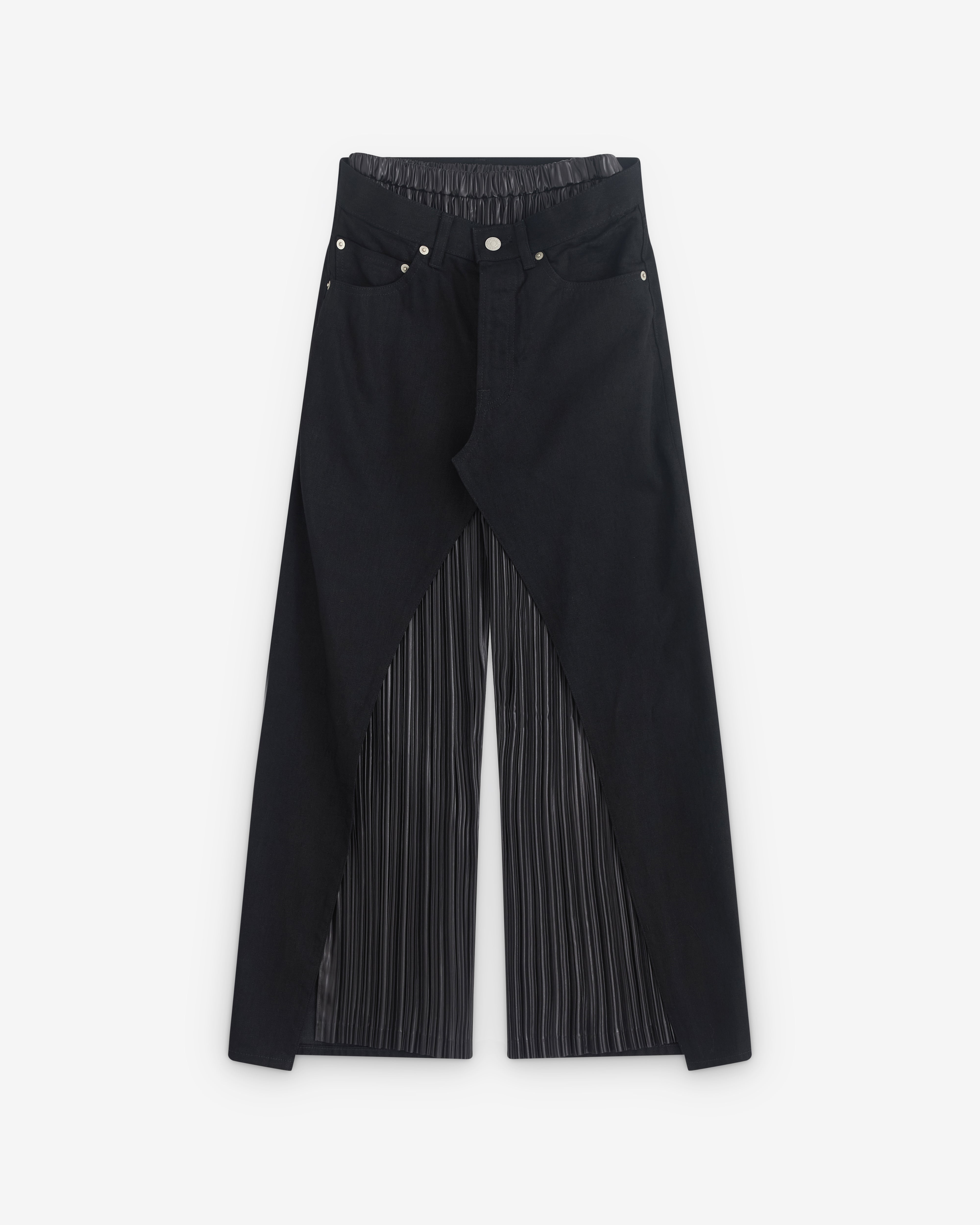 Junya Watanabe Wide Slacks ヴィンテージ Junya Watanabe Man: Men's Pleated Wide Leg Trousers (Stone) | DSML