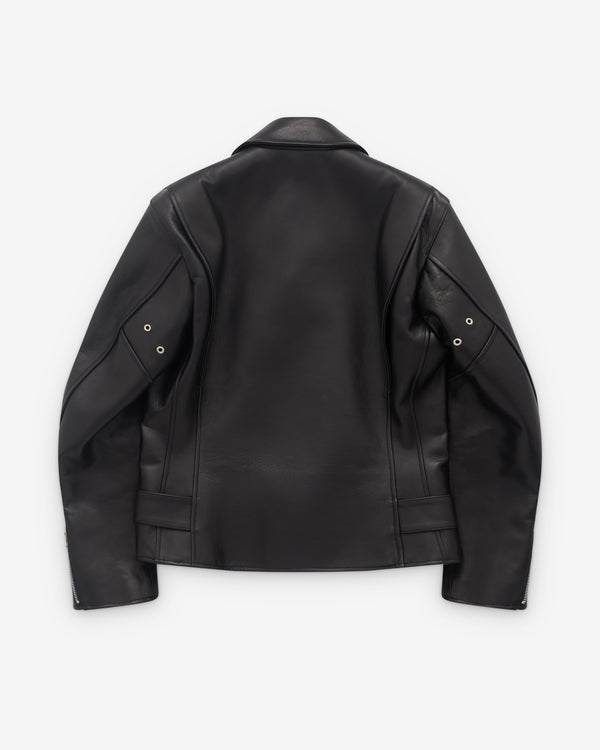 Junya Watanabe - Women’s Leather Biker Jacket - (Black)
