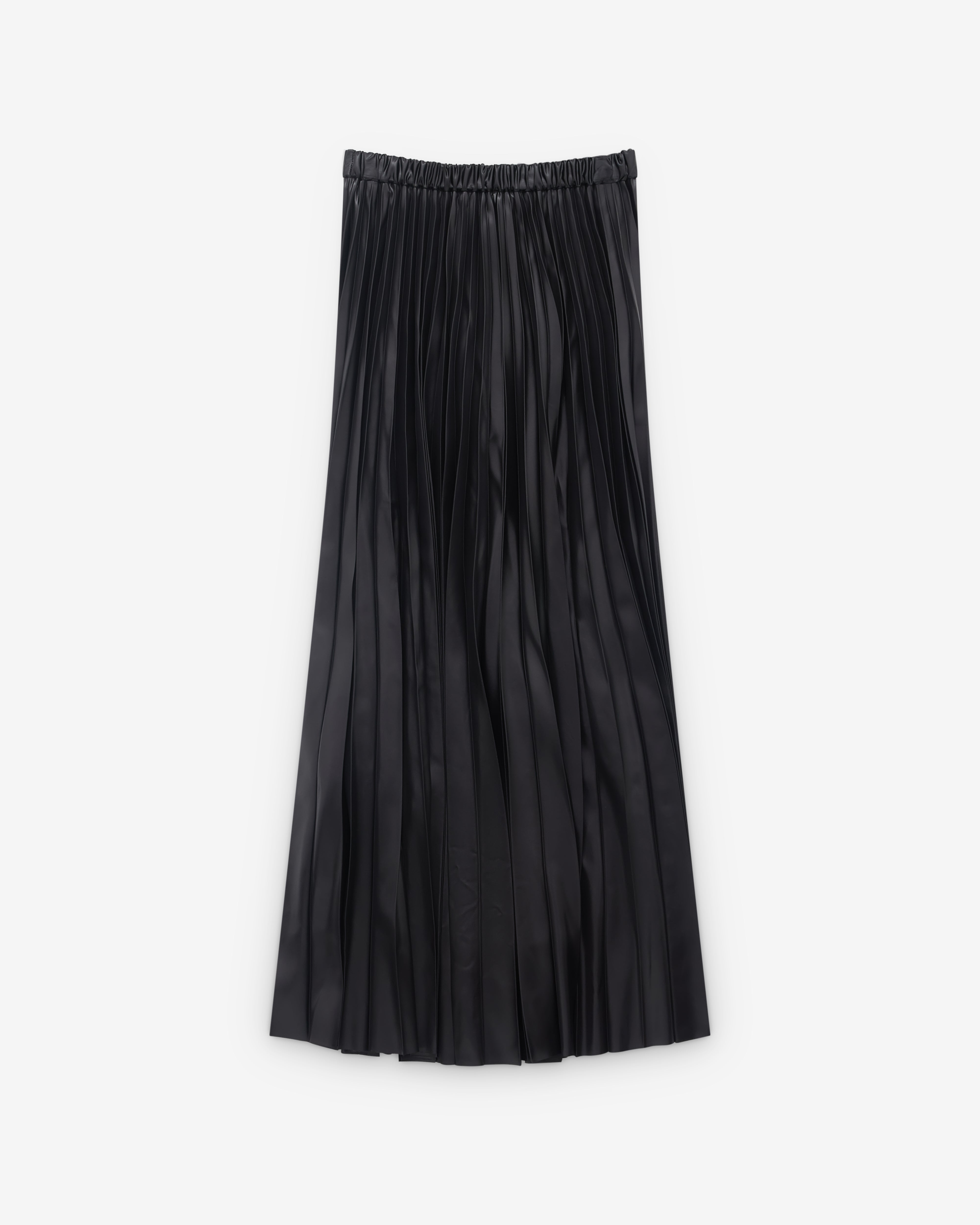 Junya Watanabe: Women's Pleated Skirt (Black) | DSML E-SHOP