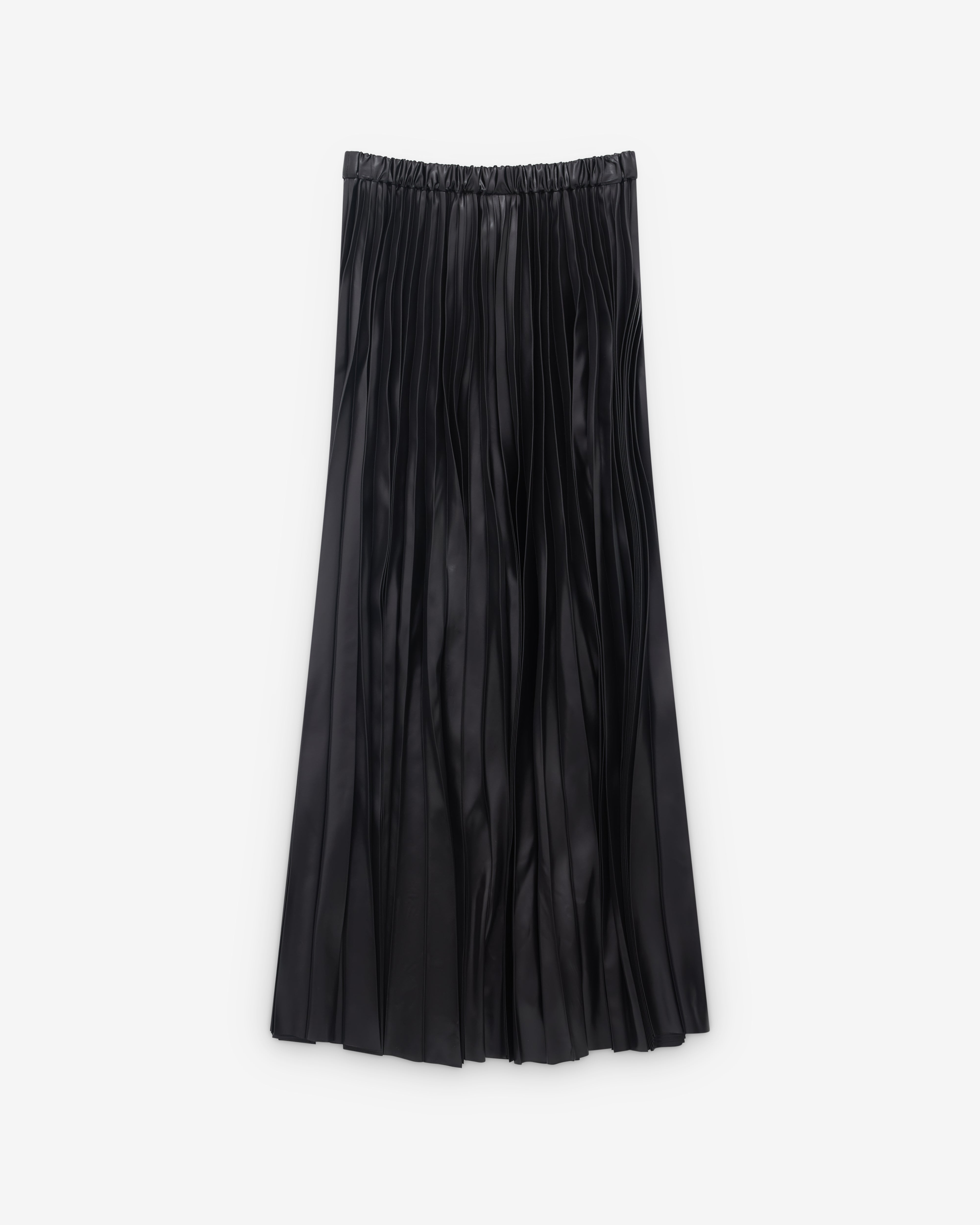 Junya Watanabe: Women's Pleated Skirt (Black) | DSML E-SHOP