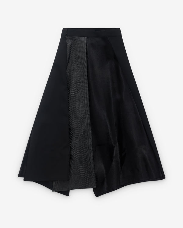 Junya Watanabe - Women’s Panelled Skirt - (Black)