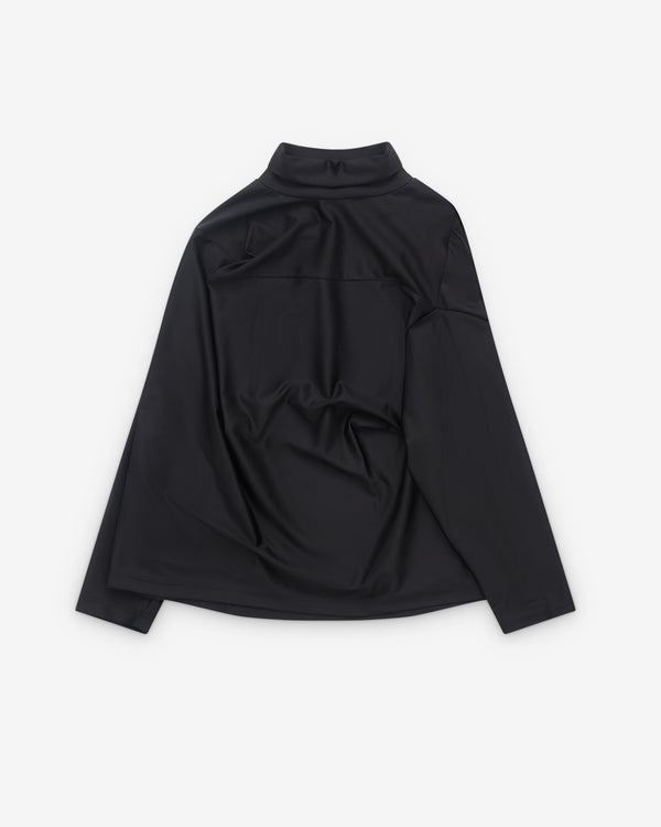 Junya Watanabe - Women’s High Neck Asymmetric Long Sleeve Top - (Black)