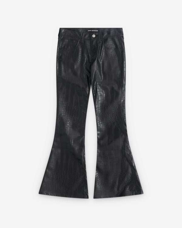 Junya Watanabe - Women’s Embossed Flared Trousers - (Black)