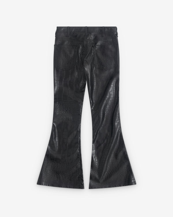 Junya Watanabe - Women’s Embossed Flared Trousers - (Black)