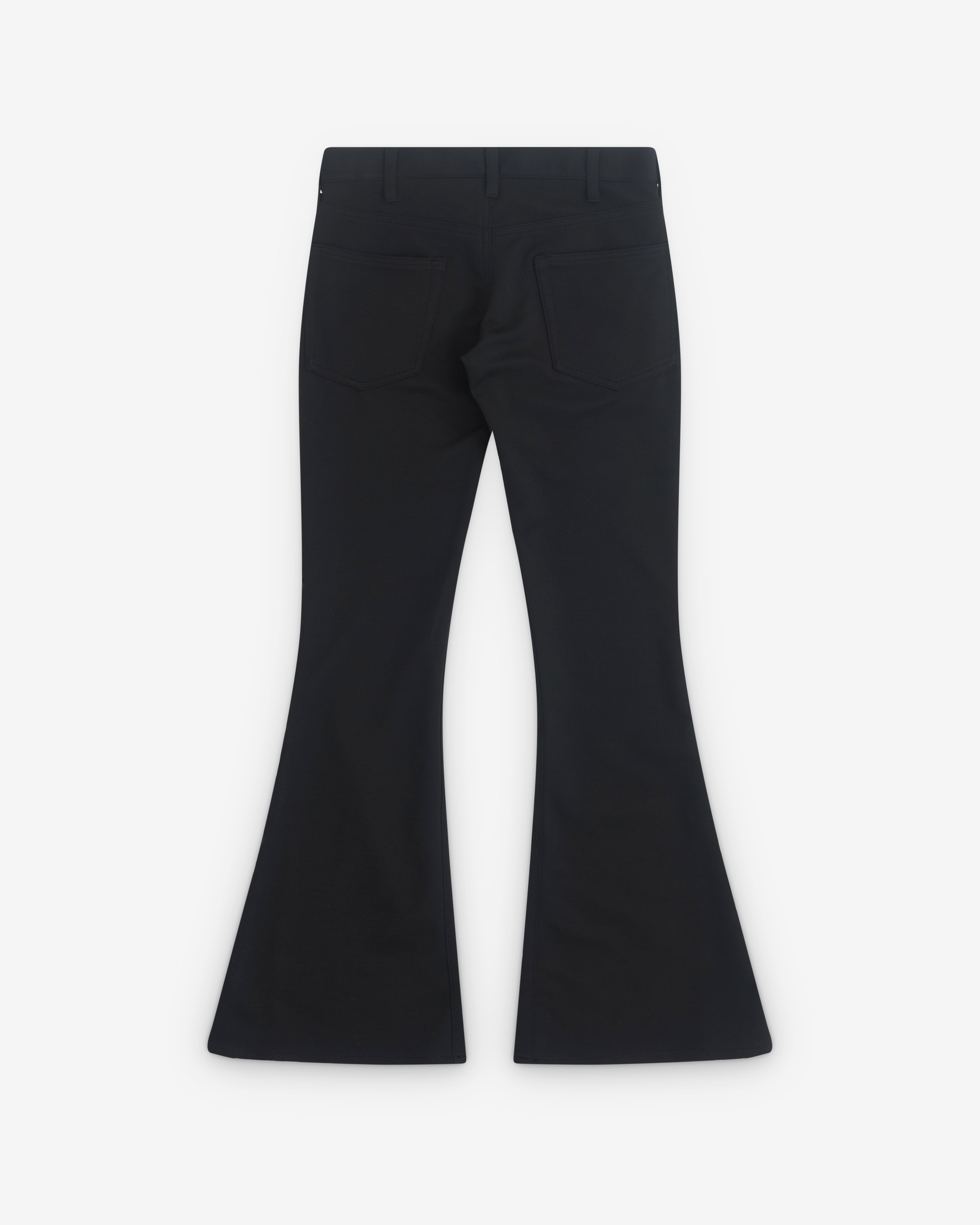 Junya Watanabe: Women's Flared Trousers (Black) | Dover Street