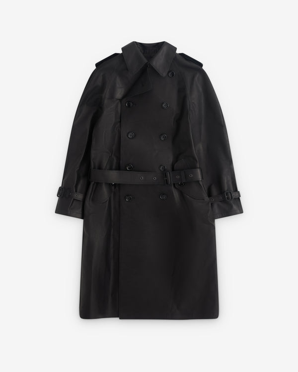 Junya Watanabe - Women’s Leather Trench Coat - (Black)