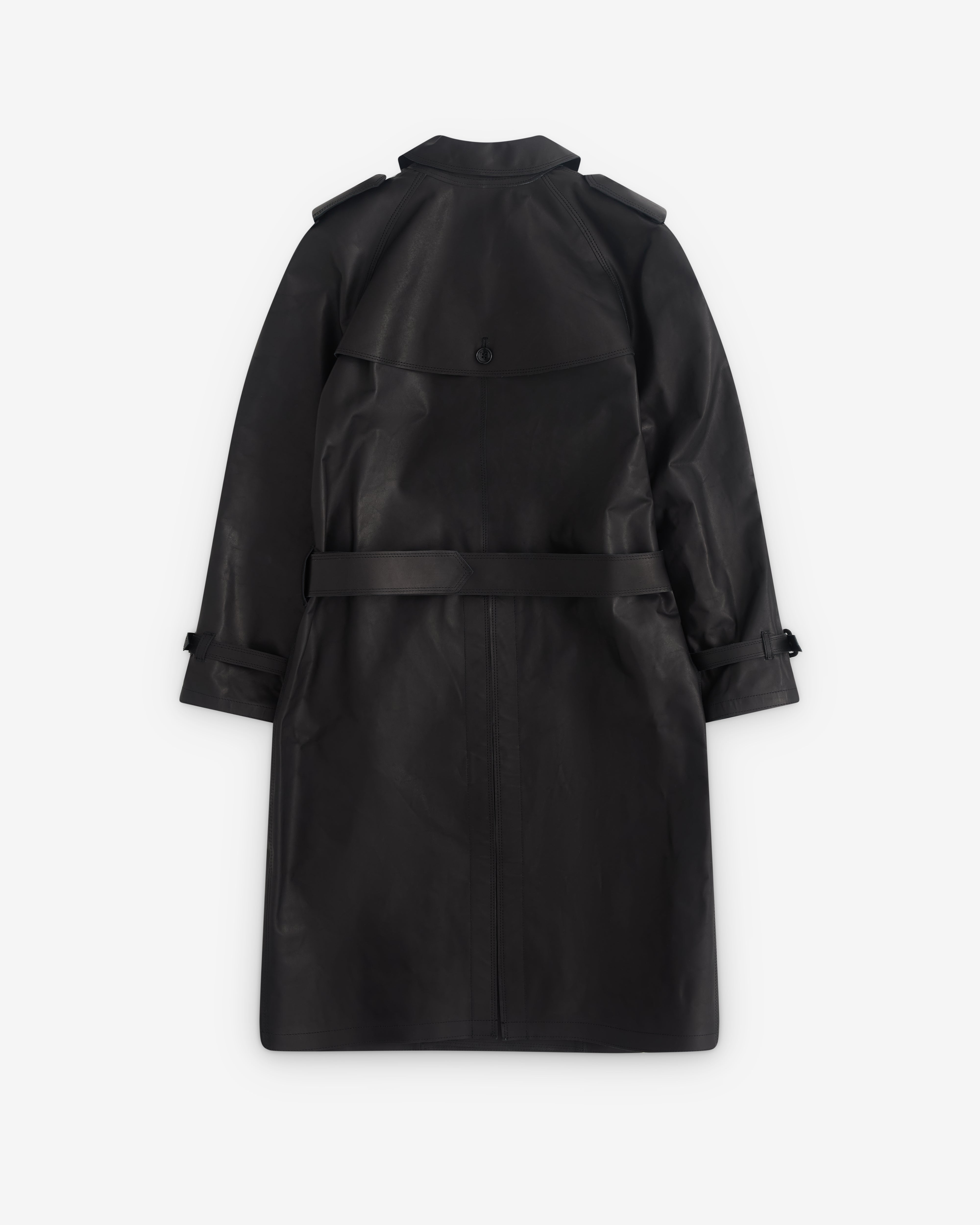 f*0様 HARAJUKU MOTHER LEATHER TRENCH COAT FAUX LEATHER TRENCH COAT - buy at PAPAYA |Ukrainian brand