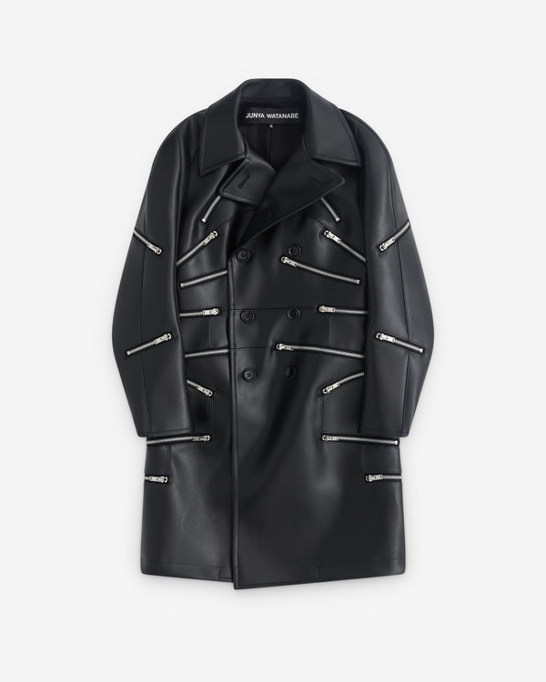 Junya Watanabe - Women’s Zip Trench Coat - (Black)