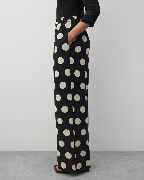 Junya Watanabe - Women's Polka Dot Trousers - (Black/White)