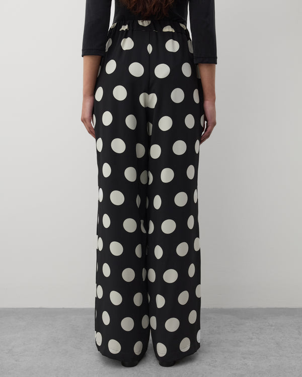 Junya Watanabe - Women's Polka Dot Trousers - (Black/White)