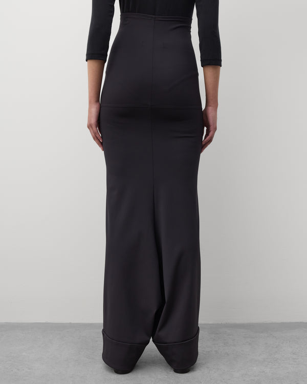 Junya Watanabe - Women's Fold Down Waist Trousers - (Black)