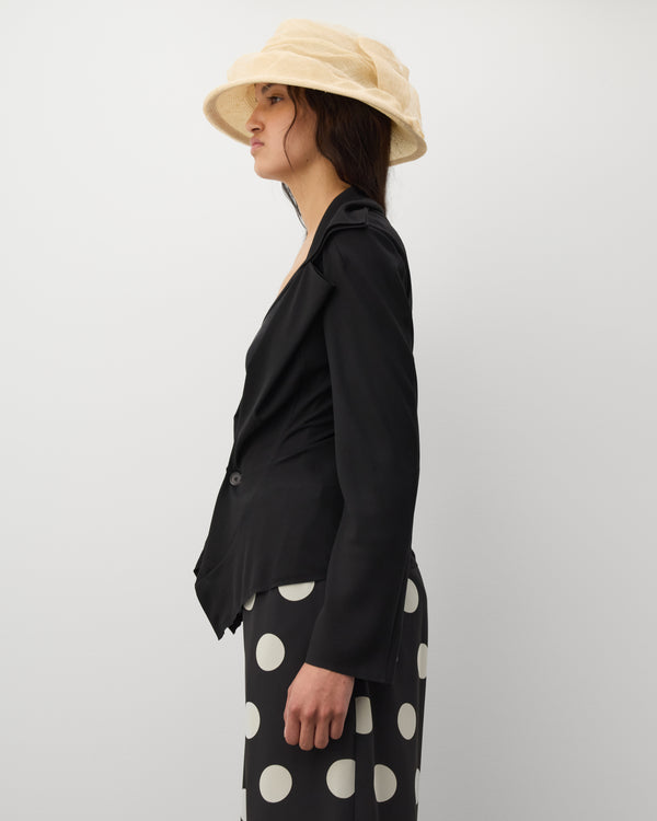 Junya Watanabe - Women's Lightweight Georgette Blazer - (Black)