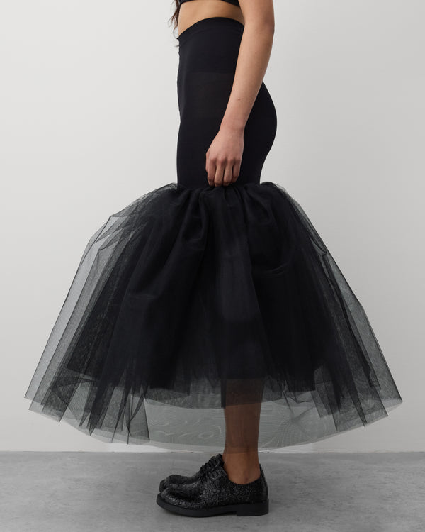 Junya Watanabe - Women's Tulle Bubble Skirt - (Black)