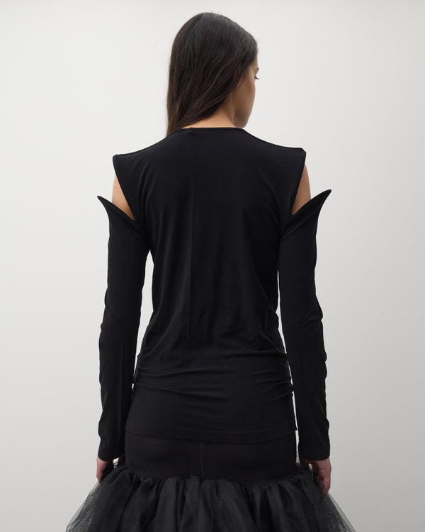 Junya Watanabe - Women's Point Shoulder Top - (Black)