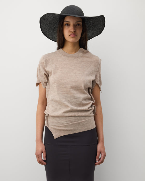 Junya Watanabe - Women's Asymmetric Knit Sweater - (Beige)