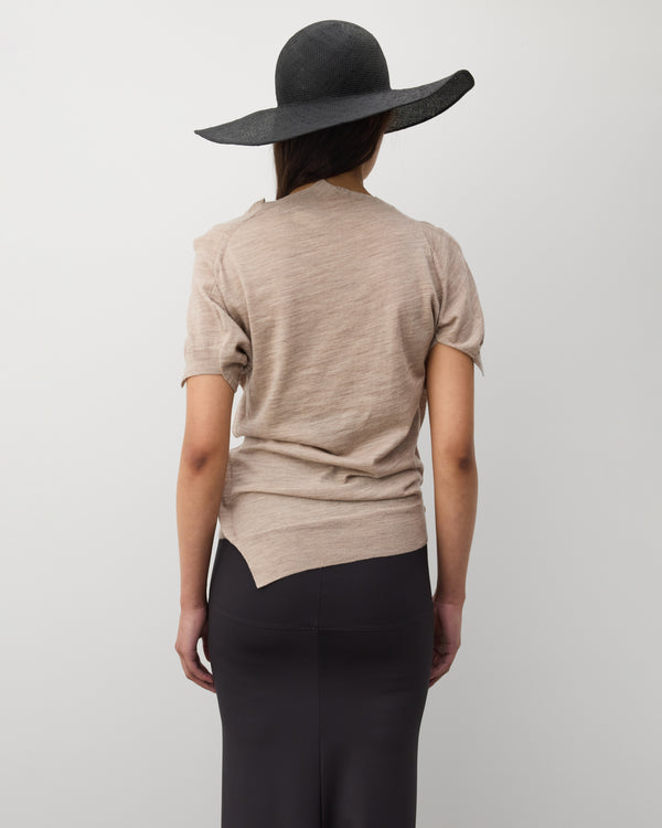 Junya Watanabe - Women's Asymmetric Knit Sweater - (Beige)