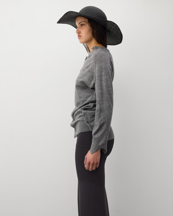 Junya Watanabe - Women's Asymmetric Knit Cardigan - (Grey)